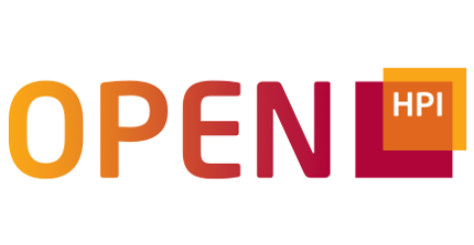 Logo von Open HPI, ausgeschrieben in großen Lettern