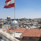 Blick über die Jerusalemer Altstadt vom Dach des Österreichischen Hospizes.