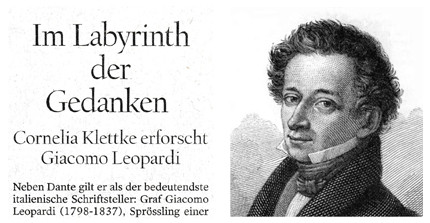 Cornelia Klettke, Im Labyrinth der Gedanken, Tagesspiegel, 13.11.2021