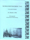 Plakat zum I. Romanistischen Tag an der Universität Potsdam