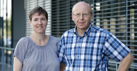 Jolanda Hermanns and Bernd Schmidt. The photo is from Sandra Scholz.