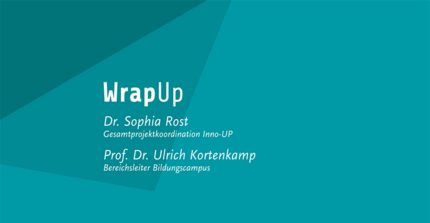 Ankündigungsgrafik "Wrap Up" zum Interview mit Herrn Prof. Ulrich Kortenkamp
