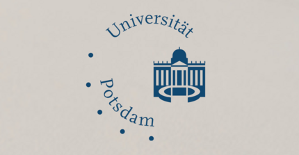 Logo Universität Potsdam beiger Hintergrund