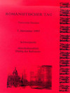 Plakat zum II. Romanistischen Tag an der Universität Potsdam