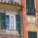 Fassade in Ligurien