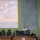Prof. Kimminich und Prof. Sedda in der Universität Cagliari