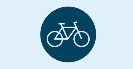 Es ist ein Symbolbild. Die Grafik zeigt das Fahrrad. Das Bild ist von AdobeStock.