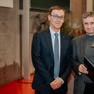 Kanzler (m.d.W.d.G.b.) Hendrik Woithe (links) und Dr. Tilo Köhn