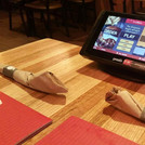 Foto: U. Lucke. Digital bestellen, spielen und bezahlen im Restaurant.