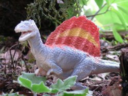 Ein Spielzeug Dinosaurier