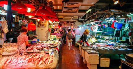 Der „Red Market“ in Hongkong. | Foto: Kaya Neutzer