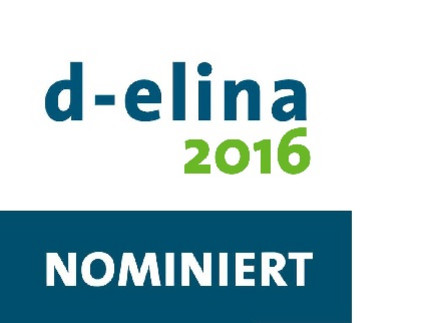 Logo der d-elina Nominierung