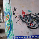 Wandgemälde, Tunis. „Verschwinde“