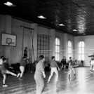 Sports hall in the Marstall replica, 1970s