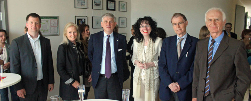 Besuch des Botschafters der Republik Italien anlässlich der feierlichen Eröffnung des Deutschen Leopardi-Tages an der Universität Potsdam am 25.6.2015 in der Potsdamer Wissenschaftsetage