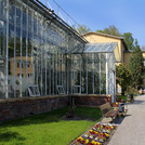 Greenhouse and the botany building of the University of Potsdam, 2011