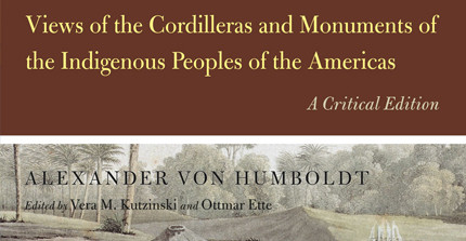 Ausschnitt aus dem Umschlag des von Vera M. Kutzinski und Ottmar Ette herausgegebenen Buches "Views of the Cordilleras and Monuments of the Indigenous Peoples of the Americas"