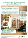 Plakat zum II. Alexander von Humboldt-Symposion "Forschen und Edieren"