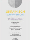 Ukrainischer Schnupperkurs Dr. Olesia Lazarenko
