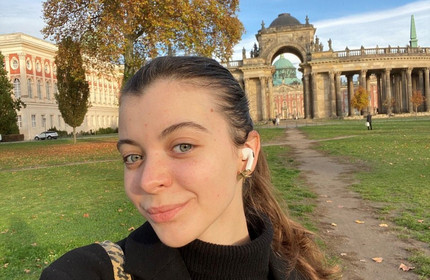 Student Polina from Russia in Potsdam in 2022