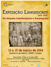 Plakat zur internationalen Tagung "A Expedição Langsdorff (1824-1828) - un simpósio interdisciplinar e transregional"