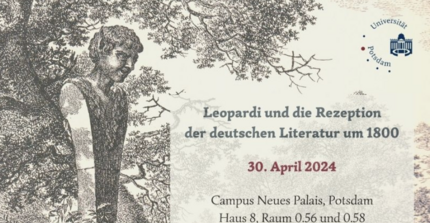 Leopardi und die Rezeption der deutschen Literatur um 1800 Uni Potsdam