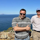Rieck, Neitzel and Kay at the Cape of Good Hope.