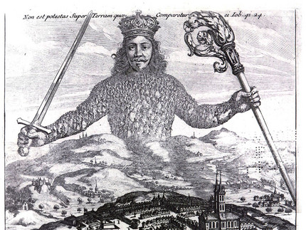 Abraham Bosse: Titelbild von Thomas Hobbes Leviathan