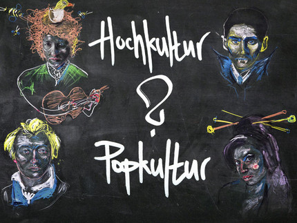 Hochkultur oder Popkultur? Comiczeichnungen der Portraits von Heinrich Heine, Franz Kafka, Amy Winehouse und Bob Dylan