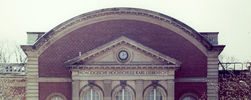 Pädagogische Hochschule "Karl Liebknecht", 1989. Foto: Karla Fritze.