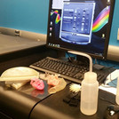 Foto: U. Lucke. Ein spezieller 3D-Drucker liefert medizinische Modelle für schwierige Operationen.