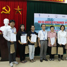 Participants with their certificates