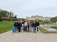 Gruppenfoto der Exkursionsgruppe aus Potsdam und Rostock