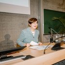 Dr. Barbara Obst-Hantel, Vorsitzende der Universitätsgesellschaft.