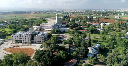 Arial shot of Beit Berl College in Israel