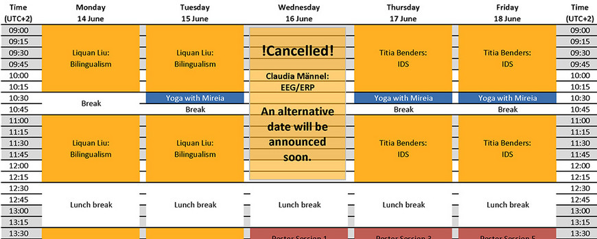 Updated time table for ISOLDE