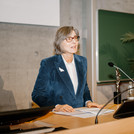 Prof. Dr. Barbara Stollberg-Rilinger held the laudatory speech for Dr. Olga Shparaga.