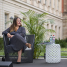 Wissenschaftsministerin Dr. Manja Schüle und Unisprecherin Dr. Silke Engel im Gespräch beim „UP.talks“: Vorschau am Campus Am Neuen Palais