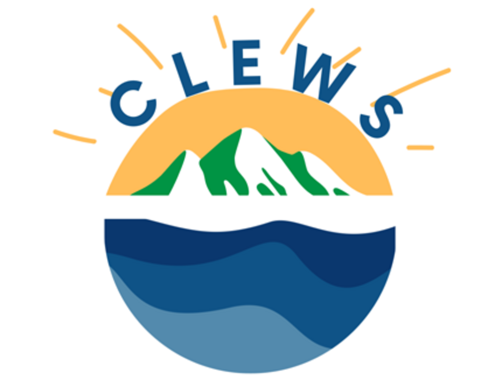 colorfull painting of the CLEWS-LOGO