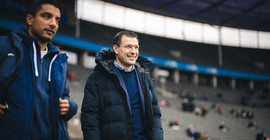 Benjamin Weber in the Olympic Stadium.