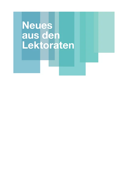 Logo Neues aus den Lektoraten