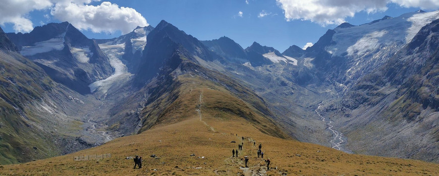 Auf dem Weg von der Hohen Muth zum Gaisbergferner