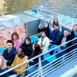 International Researchers on a Boat