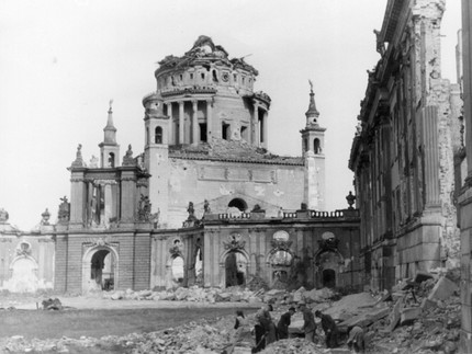 Stadtschlossruine nach 1945
