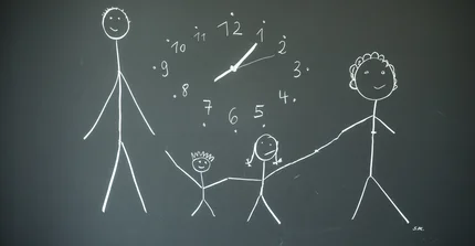 Strichmännchenfamilie