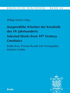 Cover "Ausgewählte Arbeiten der Kreolistik des 19. Jahrhunderts"
