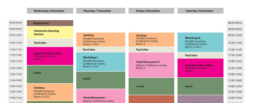 Winter School Schedule