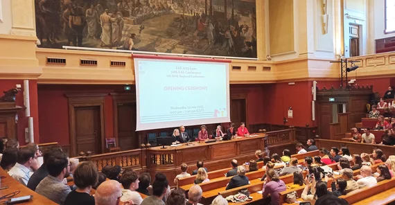 Opening Ceremony im Grand Amphi