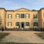 Pause auf der Terasse der Villa Quandt