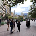 Stadtleben in Valencia